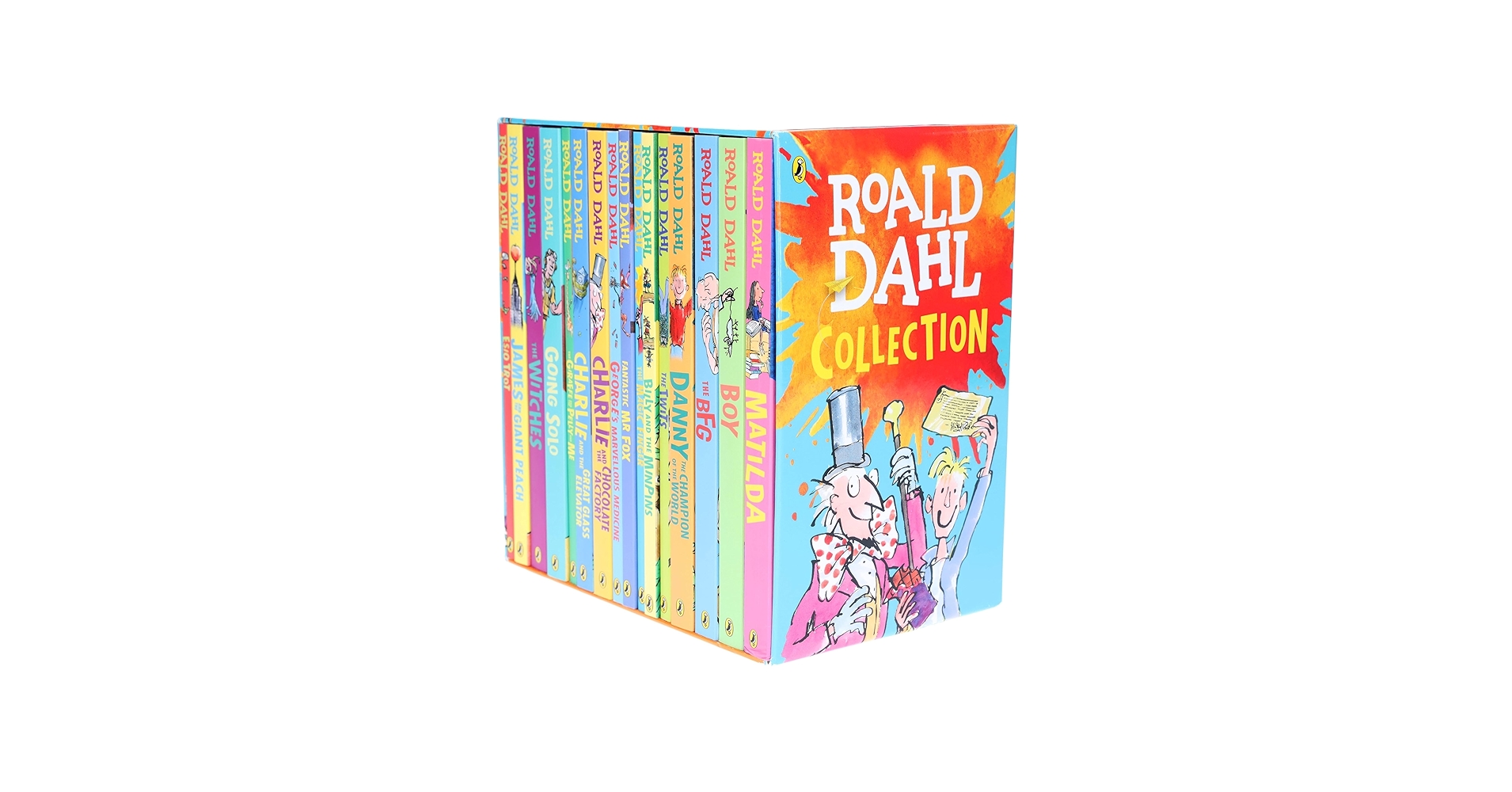 The Roald Dahl Collection: 16 Book Set by Roald Dahl; Quentin