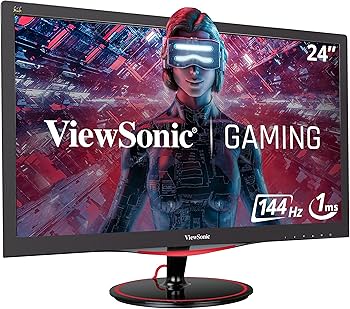 Amazon.com: ViewSonic VX2458-MHD 24 Inch 1080p 1ms 144Hz Gaming