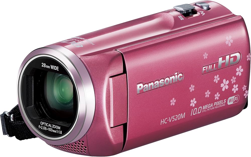 Amazon | パナソニック デジタルハイビジョンビデオカメラ V520 内蔵