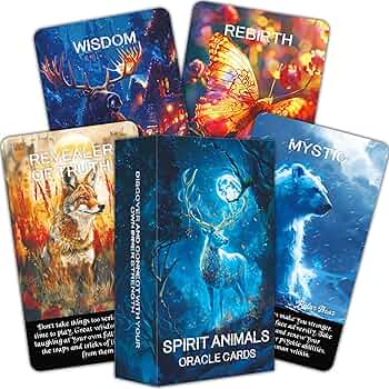 Amazon.co.jp: SOULGIST Spirit Animals オラクルカード、神秘的な