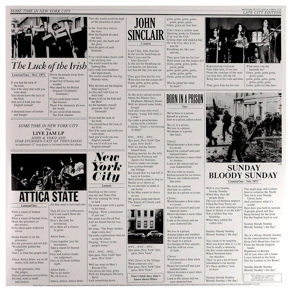 Amazon.com: Some Time In New York City[2 LP]: CDs & Vinyl