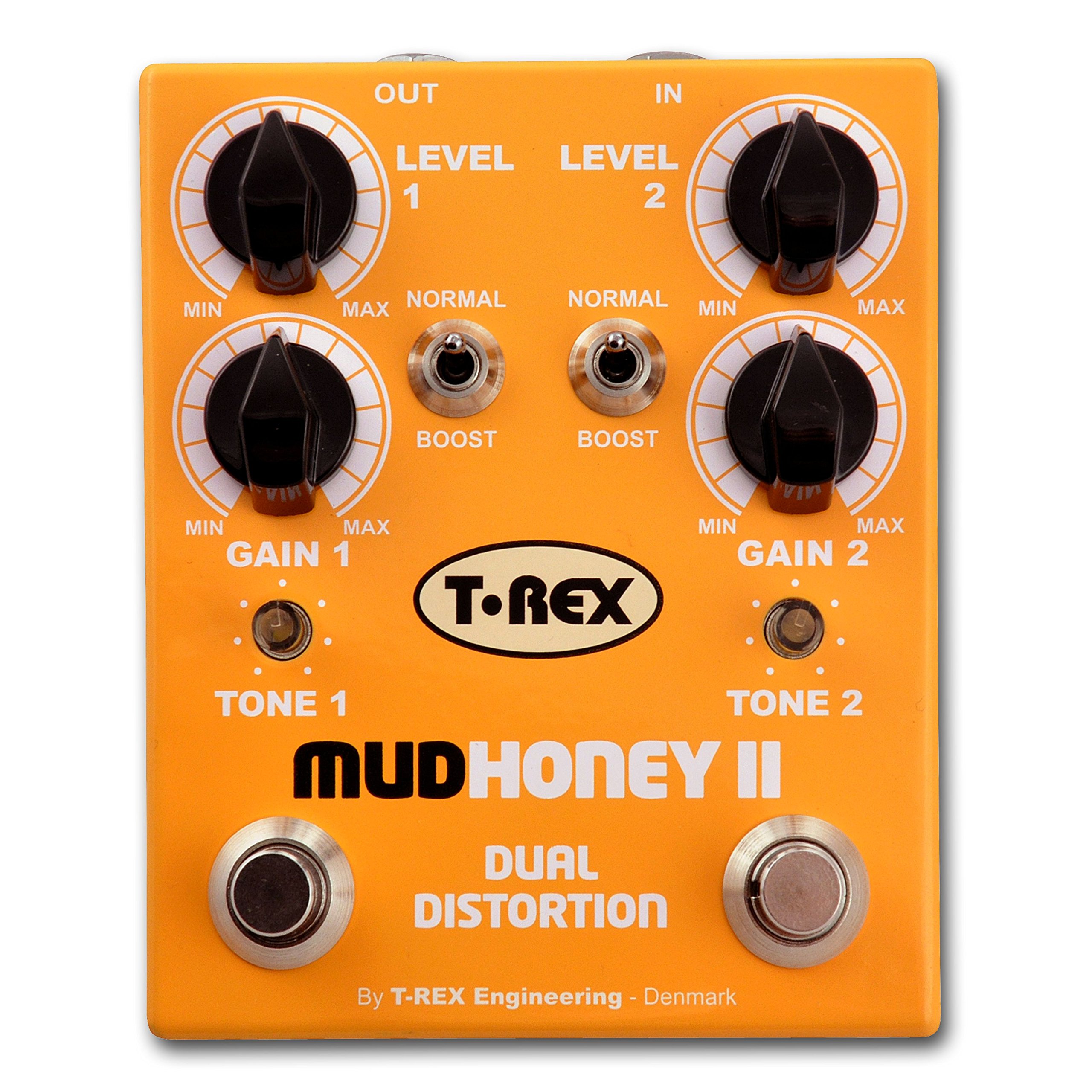 Amazon.com: T-Rex Engineering MUDHONEY-II Dual Distortion Guitar