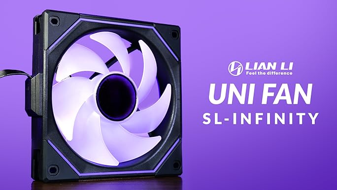 Amazon.com: Lian Li UNI Fan SL-Infinity UF-SLIN120-3B - case Fan