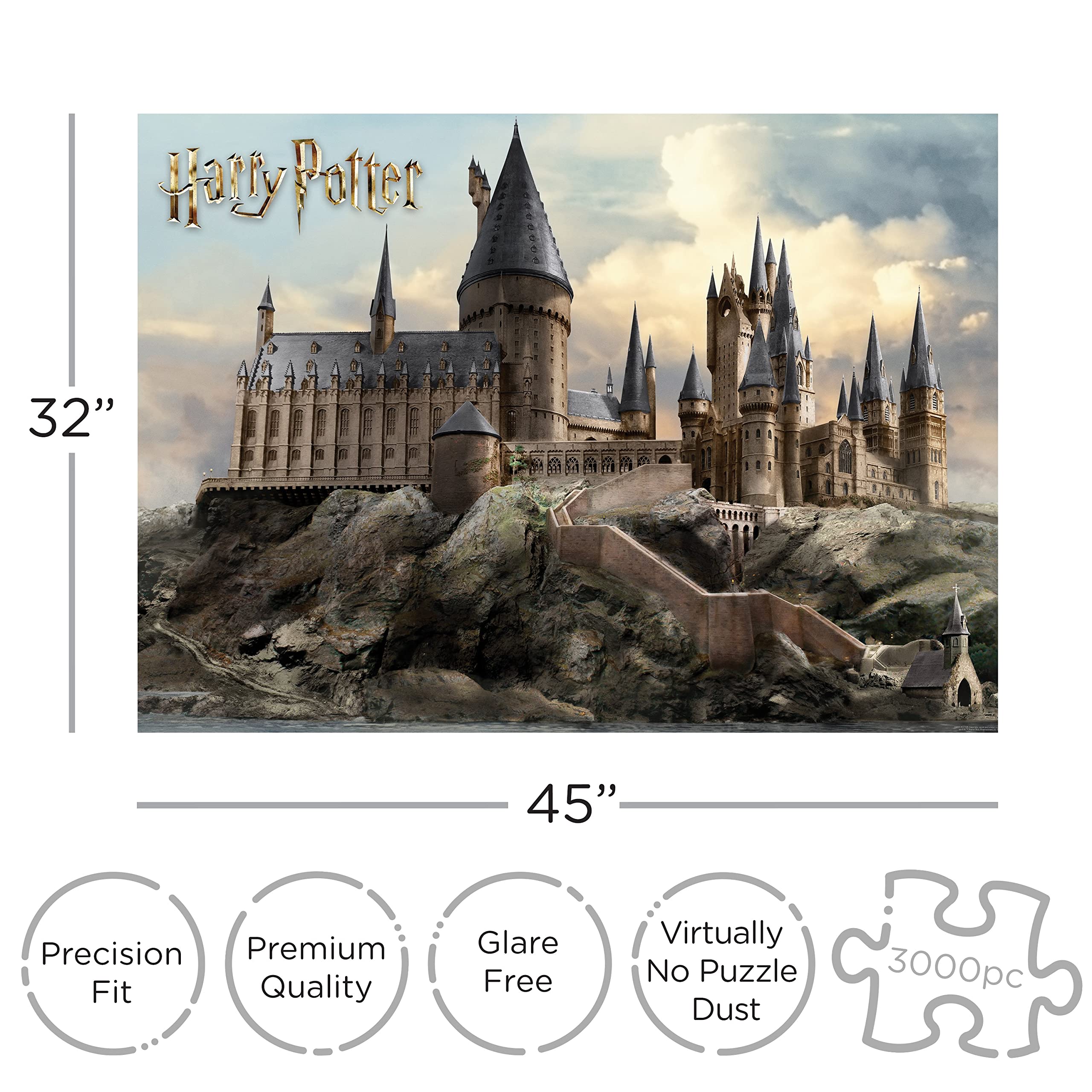 Amazon.co.jp: Harry Potter Hogwarts 3000 Pc Puzzle : おもちゃ