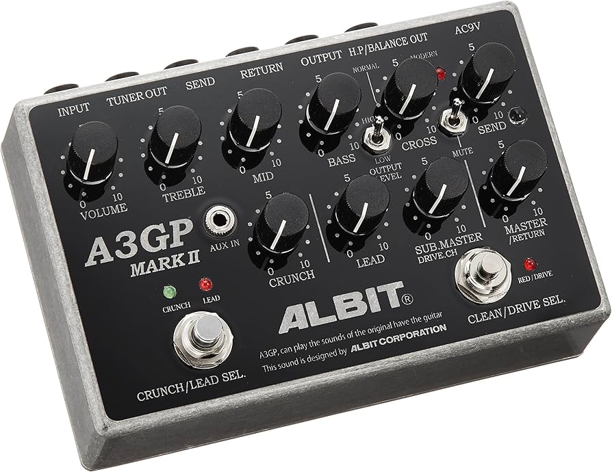 Amazon | ALBIT GUITER PRE-AMP ギタープリアンプ A3GP MARKII