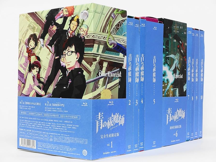 Amazon.co.jp: 青の祓魔師 完全生産限定版 Blu-ray ブルーレイ全10巻