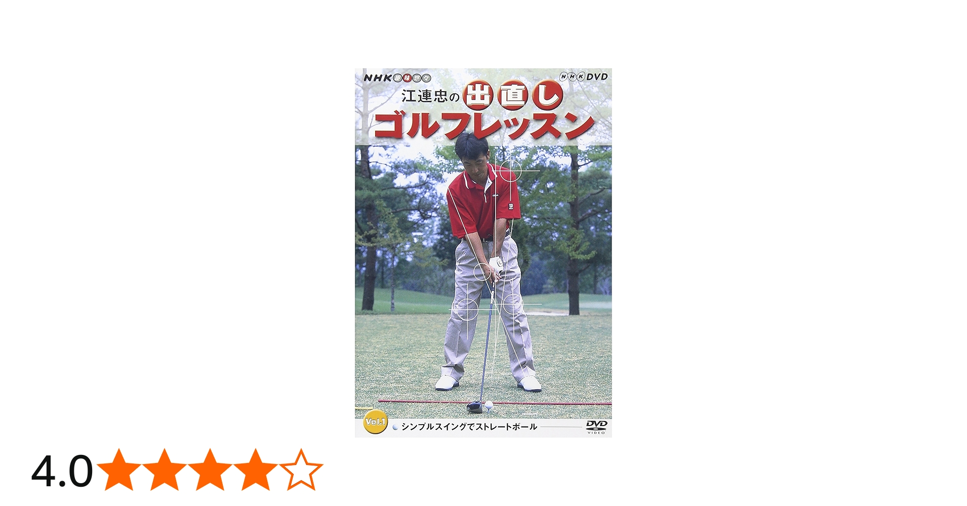 Amazon.co.jp: NHK 趣味悠々 江連忠の出直しゴルフレッスン Vol.1 [DVD
