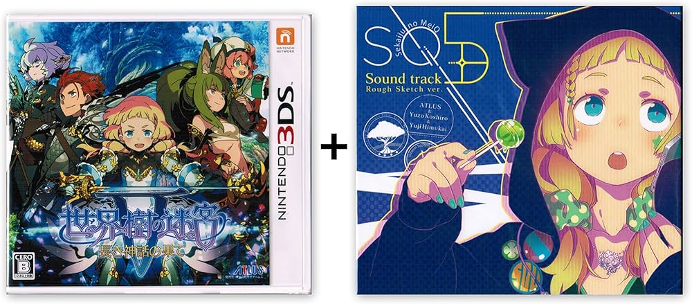 Amazon | 3DS 世界樹の迷宮V 長き神話の果て 【先着購入特典】世界樹の