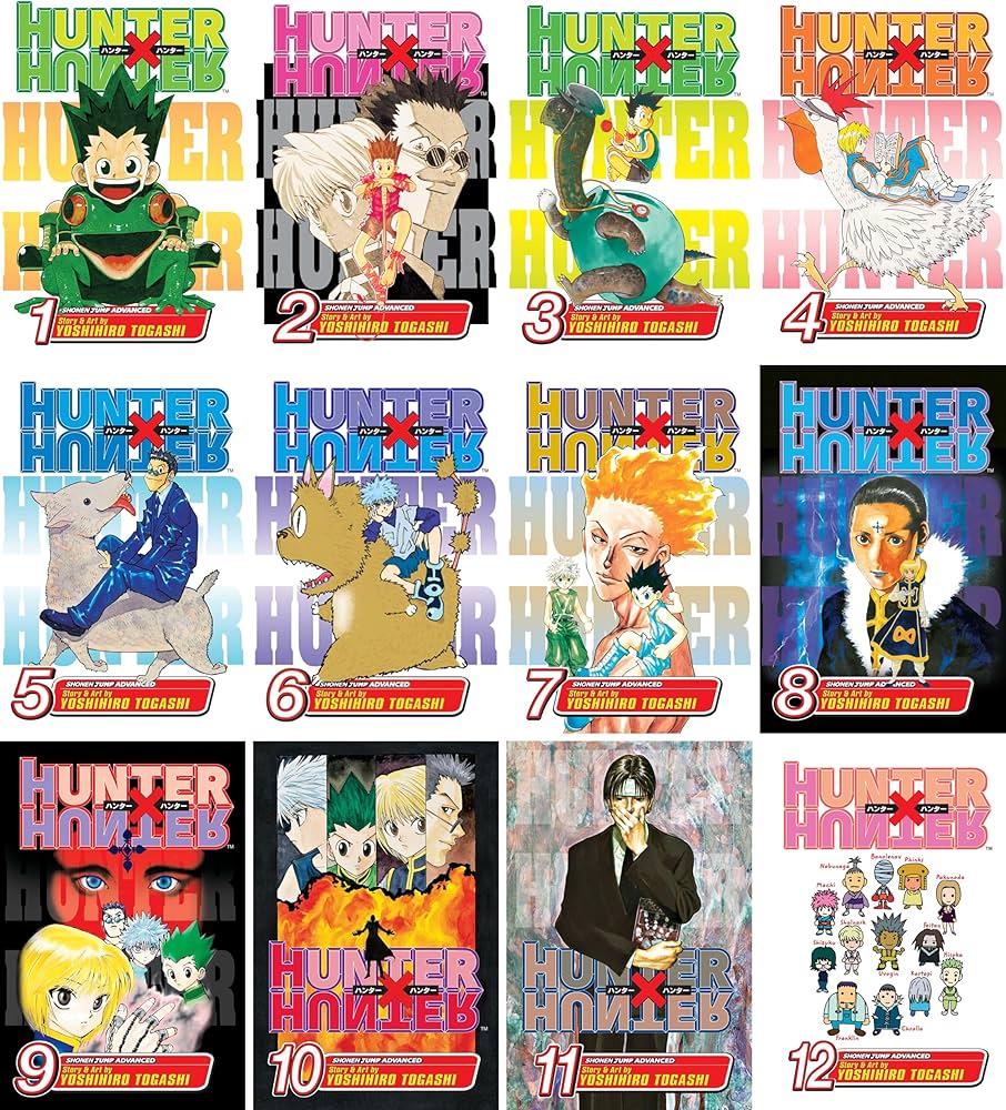 Hunter x Hunter Series, Complete (37 Books) Manga Set, by