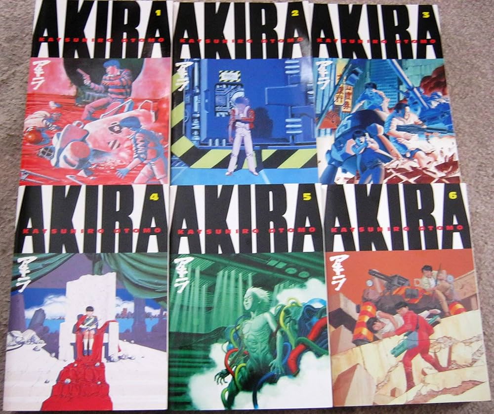 Akira Manga Complete Set, Vol. 1-6: Katsuhiro Otomo: Amazon.com: Books