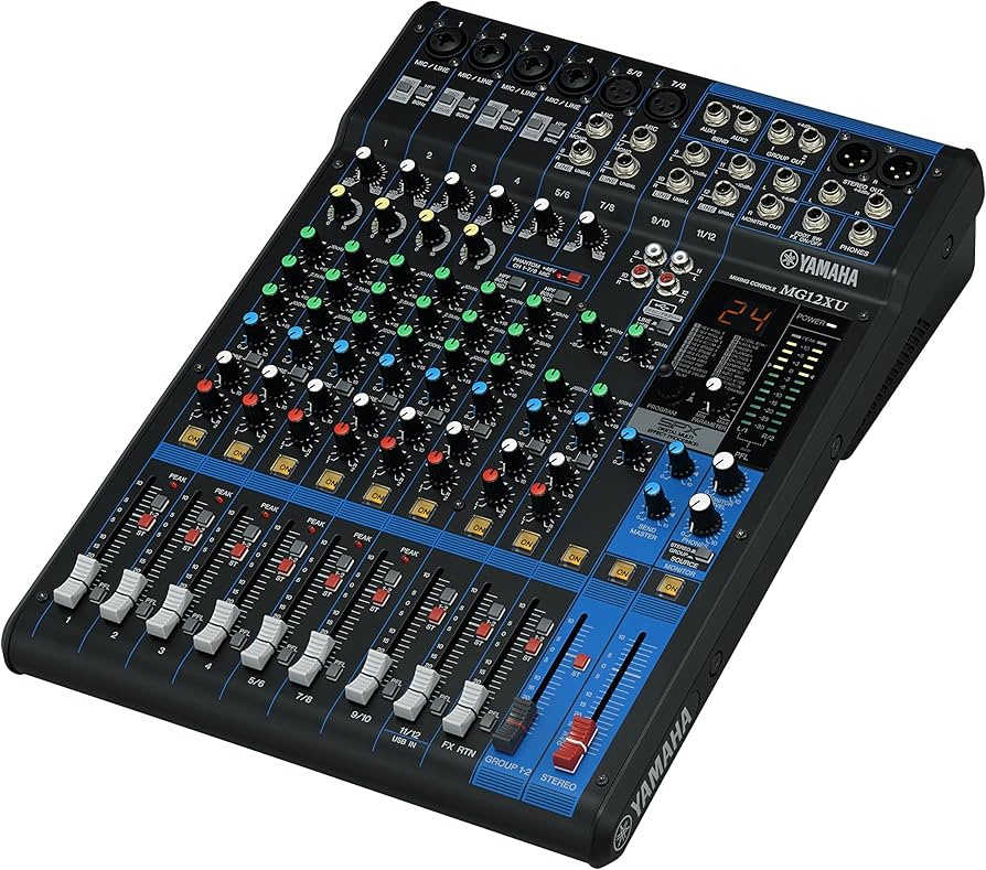 Amazon.com: Yamaha MG12XU 12-Input 4-Bus Mixer with Effects