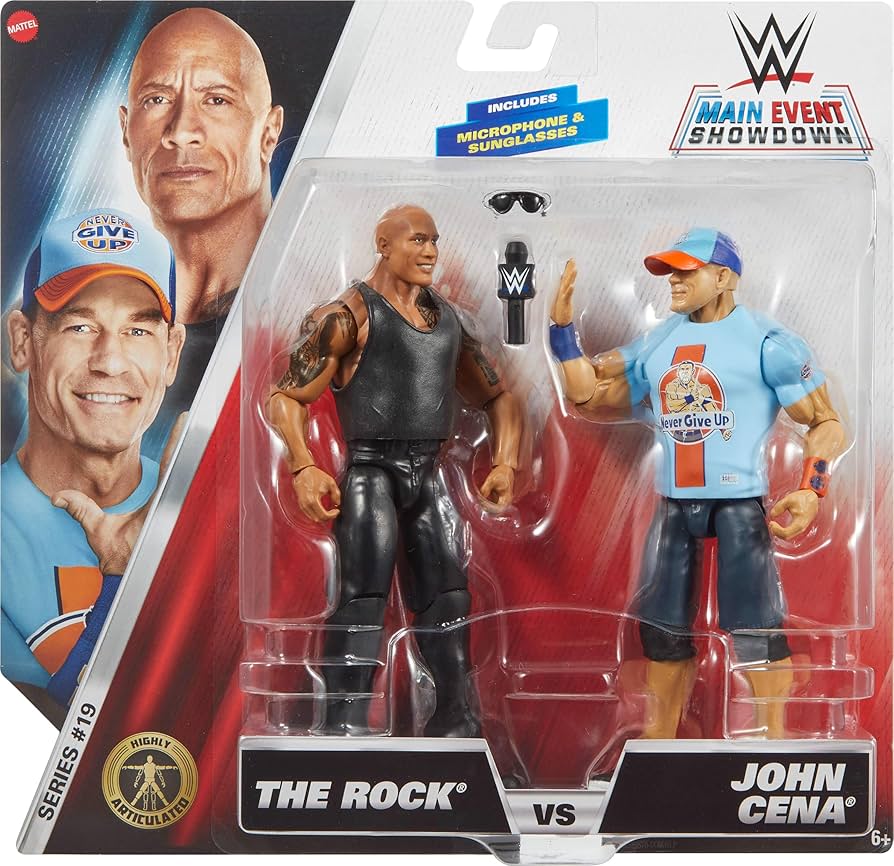 Amazon.com: Mattel WWE Main Event Championship Showdown 2-Pack
