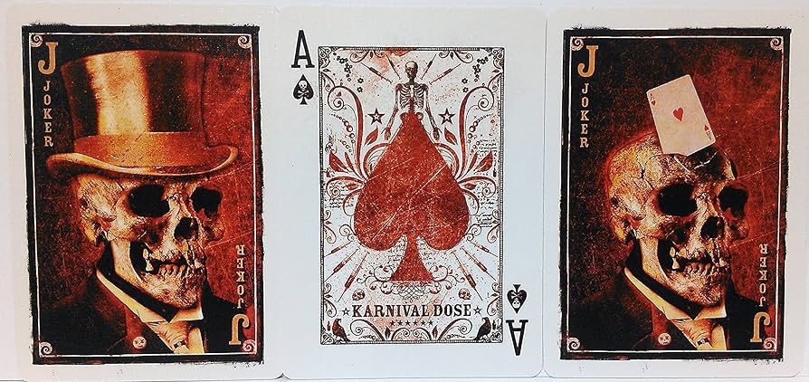 Amazon.com: Bicycle Karnival RED Dose Deck Playing Cards -Redux