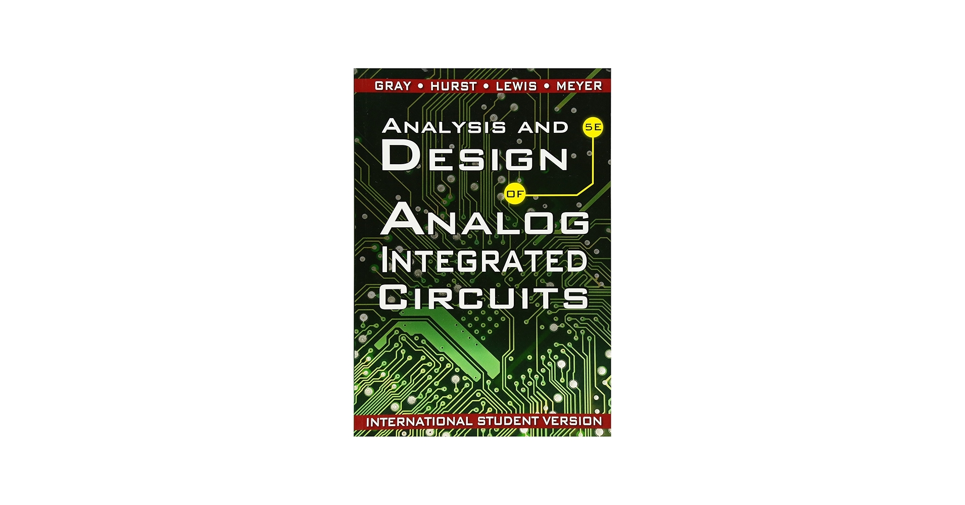 洋書 Analysis and Design of Analog Int. Circ. 洋書 Analysis and
