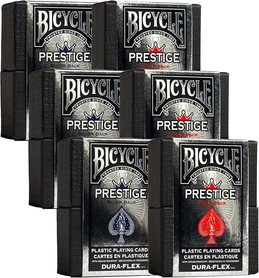 Amazon.com: Bicycle Prestige Plastic Playing Cards Plastic Playing
