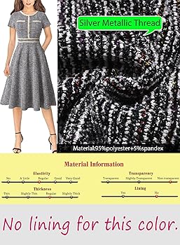 VFSHOW Womens Buttons Pockets Office Business A-Line Dresses Short