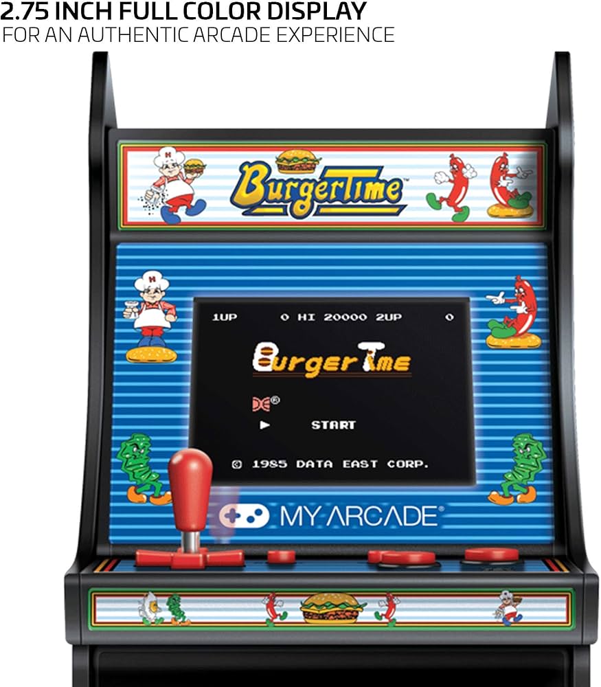 Amazon.co.jp: DreamGEAR MyArcade 6.75インチ レトロ BURGERTIME ミニ
