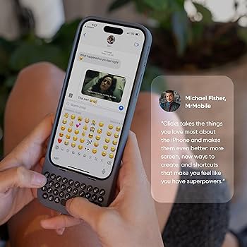 Amazon.com: Clicks Keyboard for iPhone 15 Pro Max – Keyboard Case