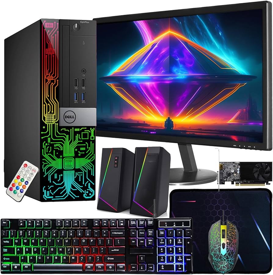Amazon.com: Dell OptiPlex 3060 SFF RGB Gaming Desktop, Intel Core