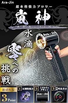 Amazon.co.jp: 【2026年最新アップデート】嵐神 最強 ブロワー 洗車 超