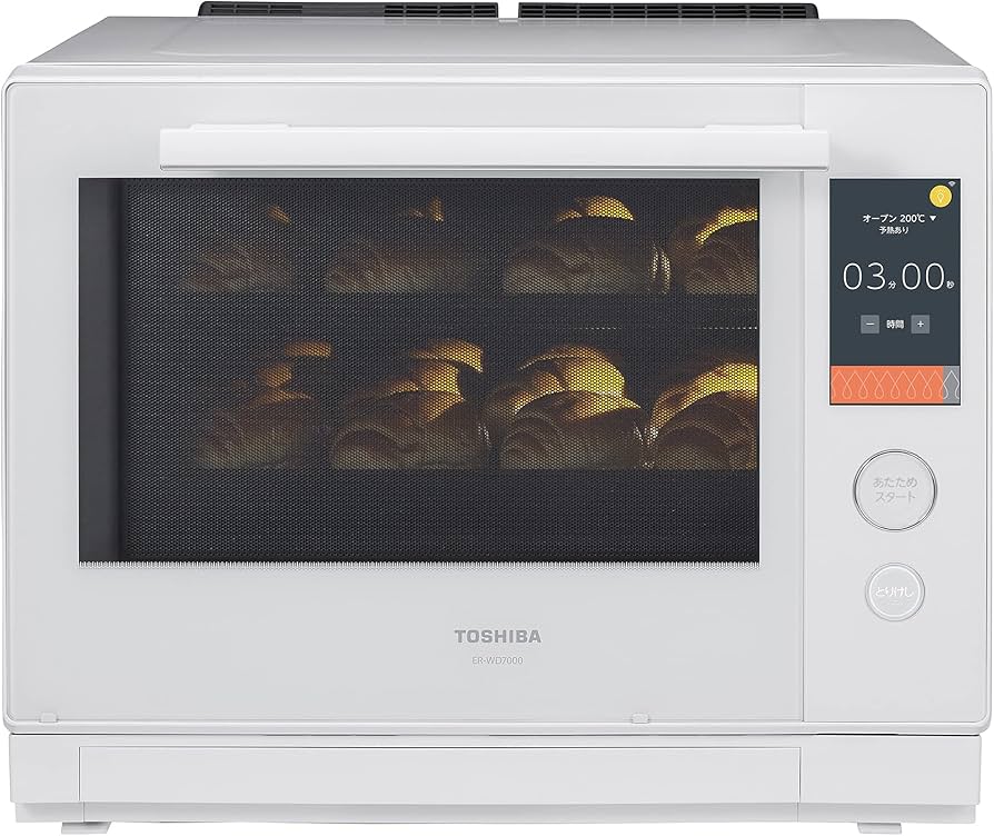 Amazon.co.jp: 東芝 過熱水蒸気 オーブンレンジ 30L 石窯ドーム 350℃ 2