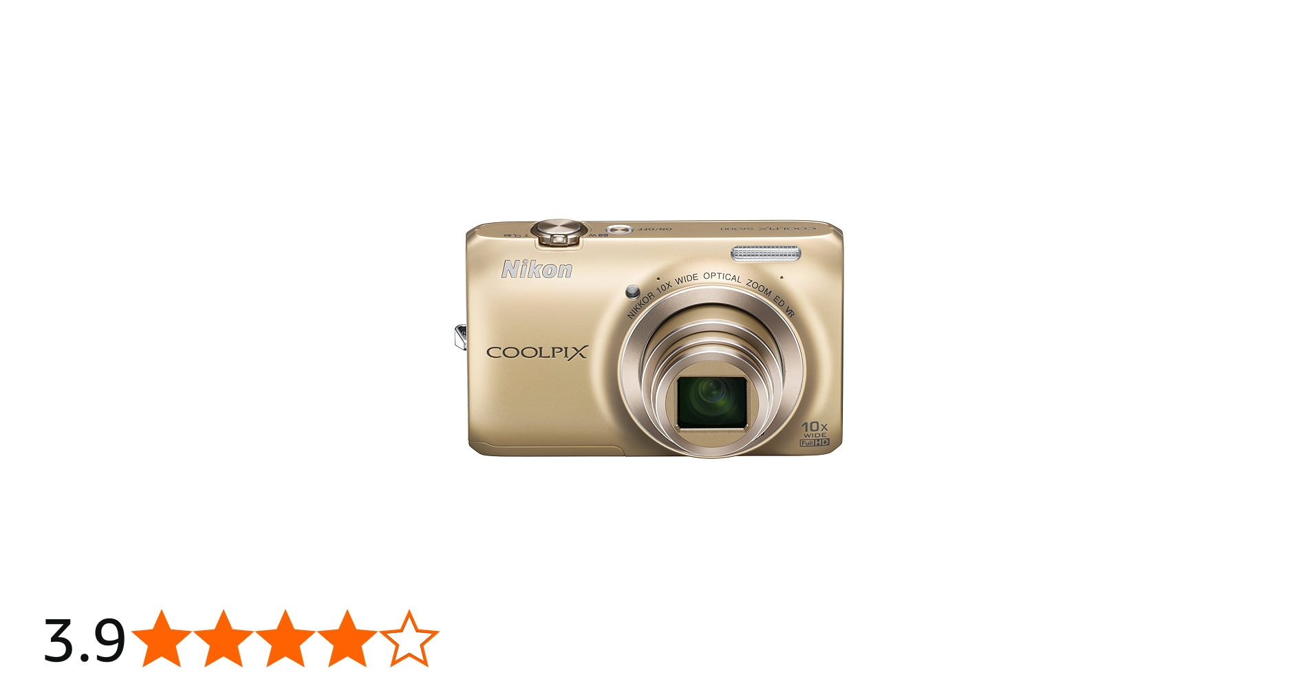 Nikon COOLPIX s6300 ゴールド 10倍ズーム 動作確認済み Nikon COOLPIX