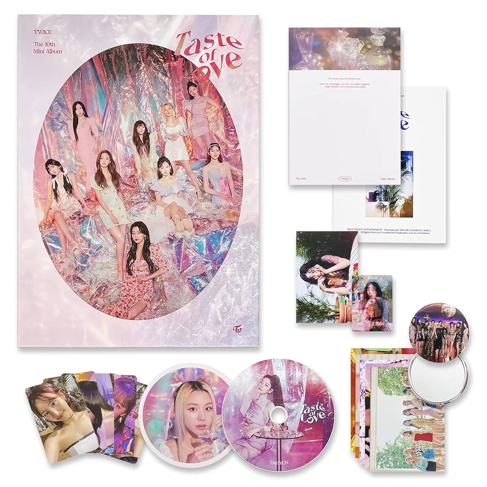 TWICE 10th Mini Album - Taste of Love [ In Love Ver. ] Photobook +