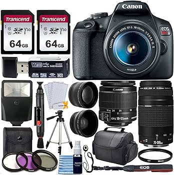 Amazon | Canon EOS Rebel T7 デジタル一眼レフカメラ + EF-S 18-55mm