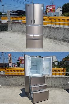 Amazon.co.jp: Toshiba 481L 6-Door Refrigerator (Redish Gold