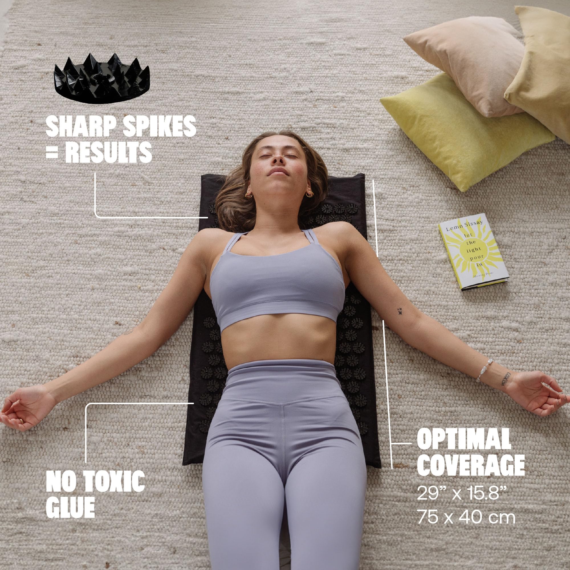 Amazon.com: ShaktiMat Classic Acupressure Mat Level 2 Intensity in