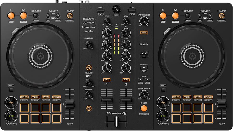 Amazon | Pioneer DJ DDJ-FLX4 2デッキ RekordboxとSerato DJ