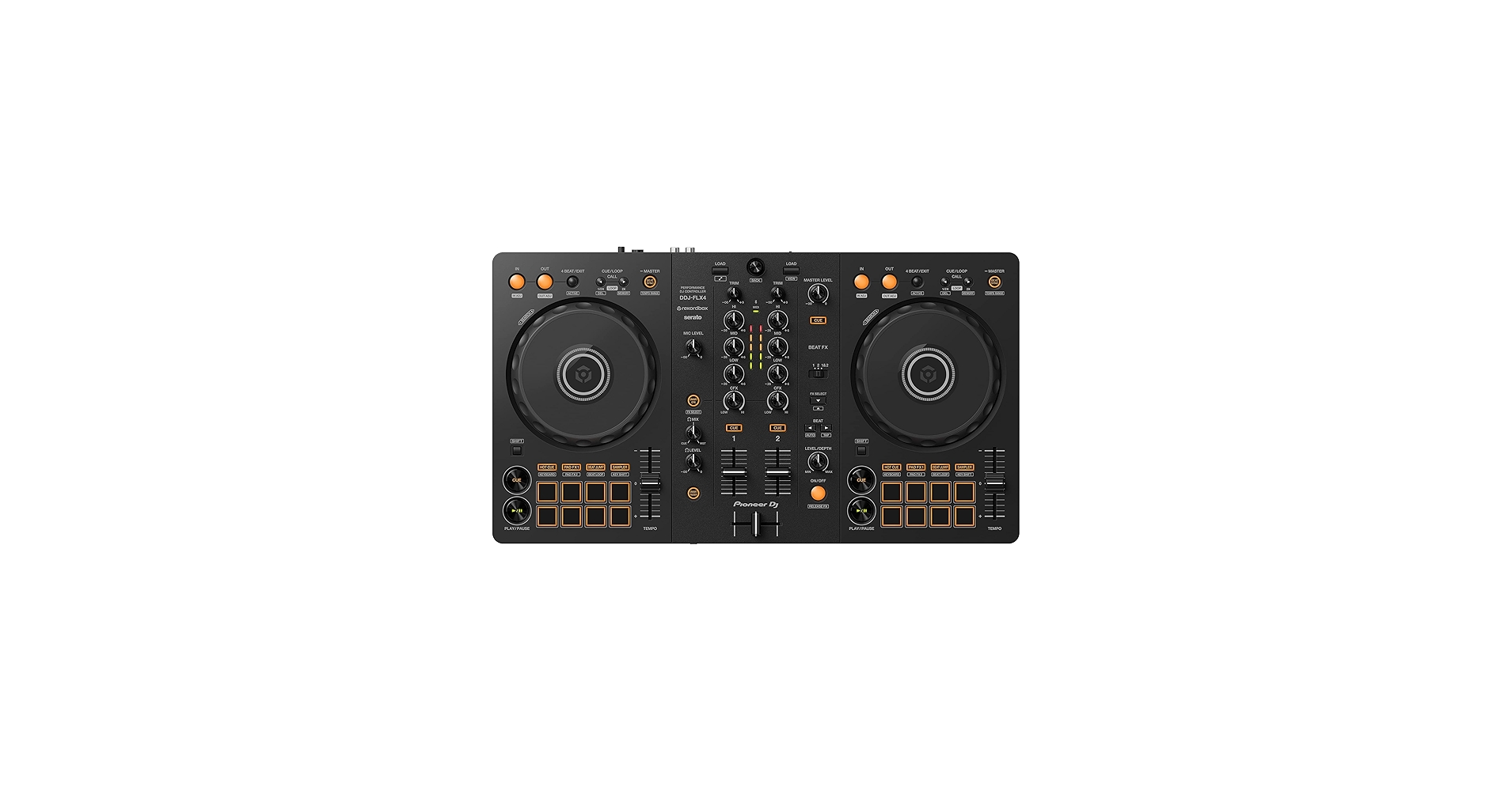 Amazon.com: Pioneer DJ DDJ-FLX4 2-deck Rekordbox and Serato DJ