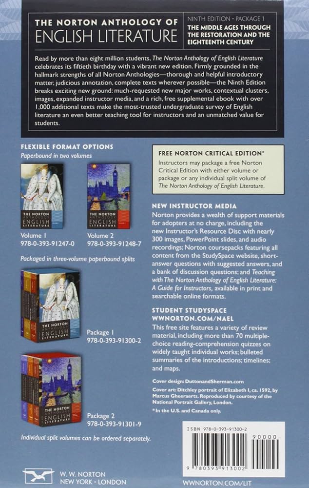 The Norton Anthology of English Literature | Amazon.com.br