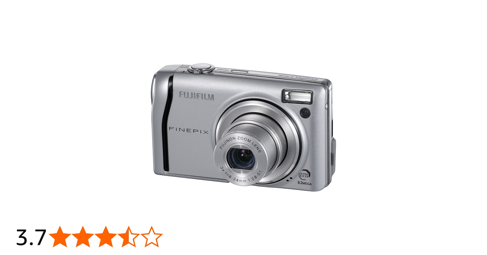 Fuji FinePix F40fd Digital Camera - Silver (8.0MP, 3x Optical Zoom