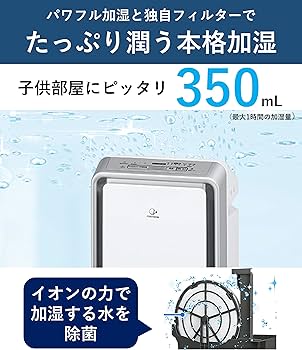 Amazon.co.jp: パナソニック 加湿空気清浄機 ナノイー搭載 ～18畳 静音