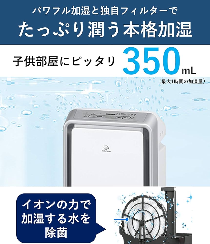 Amazon.co.jp: パナソニック 加湿空気清浄機 ナノイー搭載 ～18畳 静音