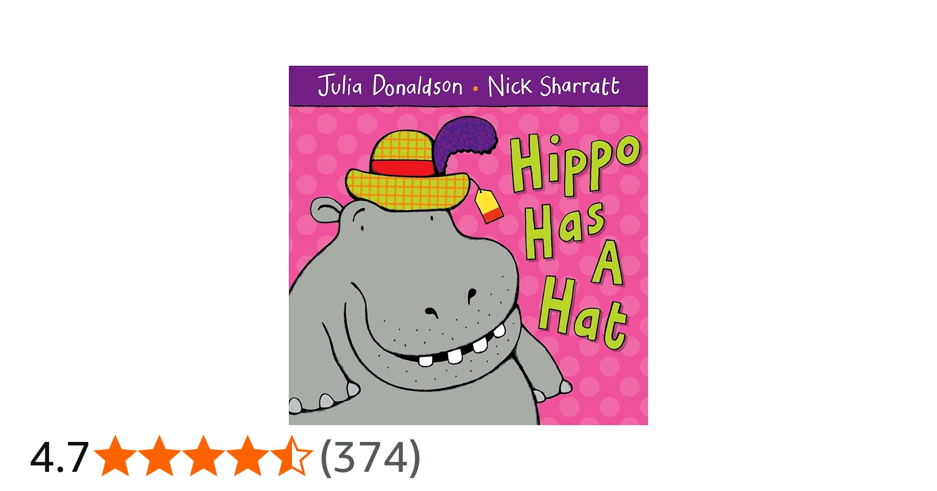 Amazon | Hippo Has a Hat | Donaldson, Julia, Sharratt, Nick | Poetry