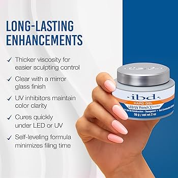 Amazon.com: ibd Hard Gel for Nails – LED/UV French Xtreme Clear