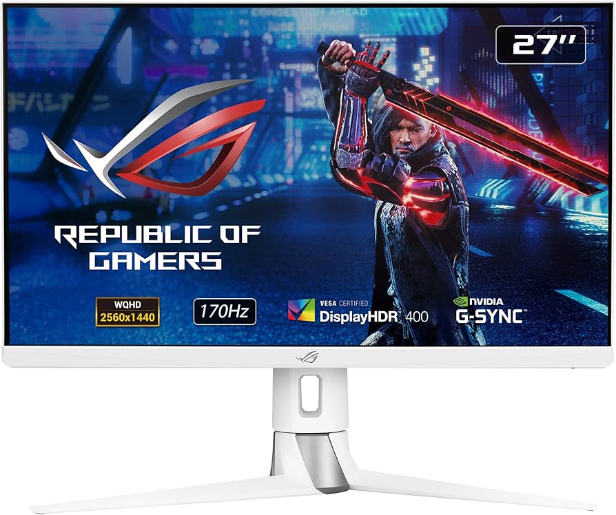 Amazon.com: ASUS ROG Strix XG27AQ-W 27” 1440P HDR Gaming Monitor