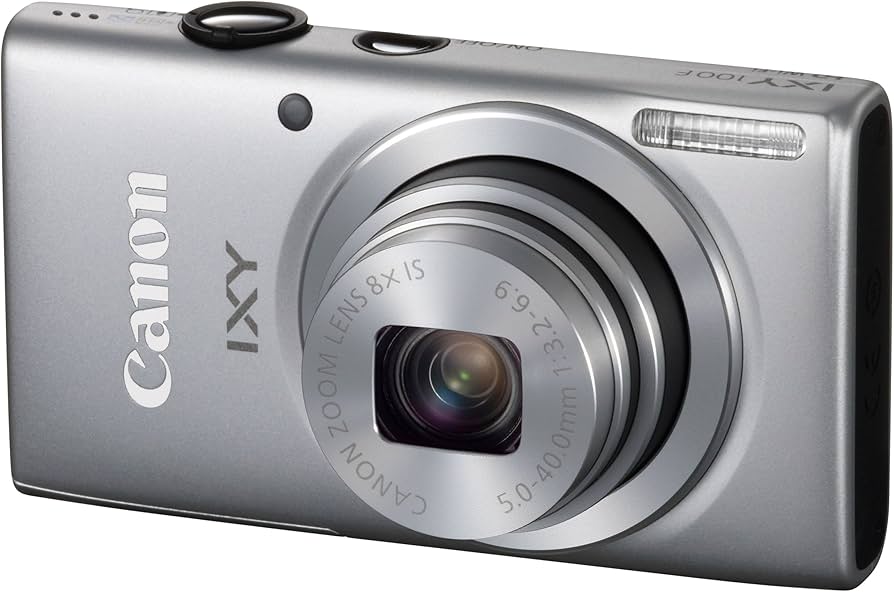 Amazon Canada: Canon digital camera IXY 100F (Silver) 28mm wide