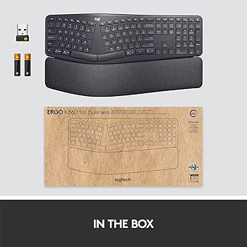 Amazon.com: Logitech Ergo K860 Split Wireless Keyboard for