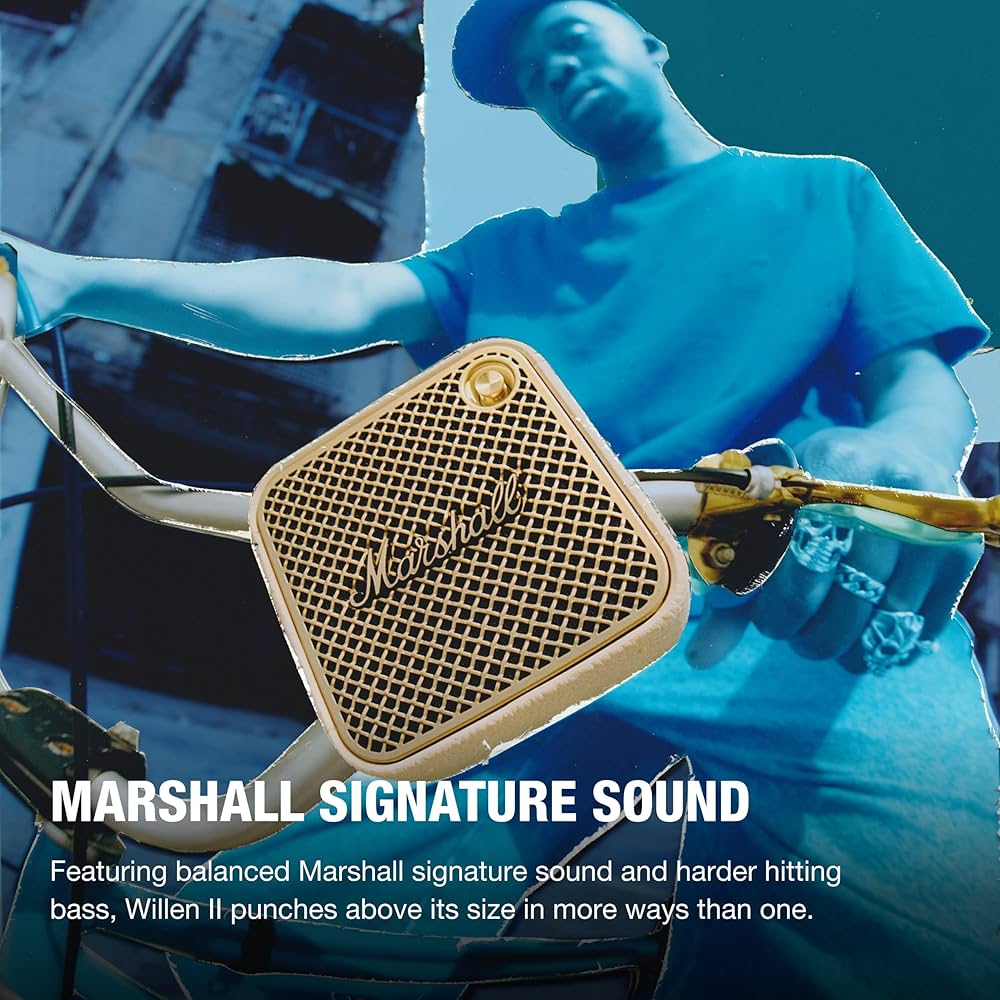 Amazon.co.jp: Marshall ワイヤレスポータブル防水スピーカー Willen