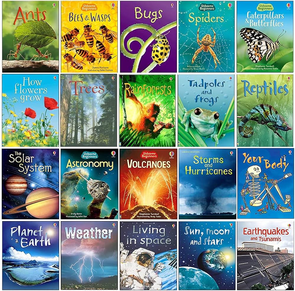 Usborne Beginners Nature & Science Collection 20 Book Box Set