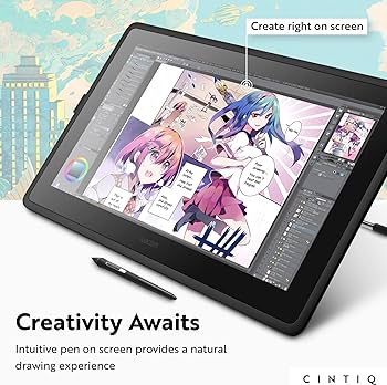 Wacom Cintiq 22 Drawing Tablet with Screen, 21.5