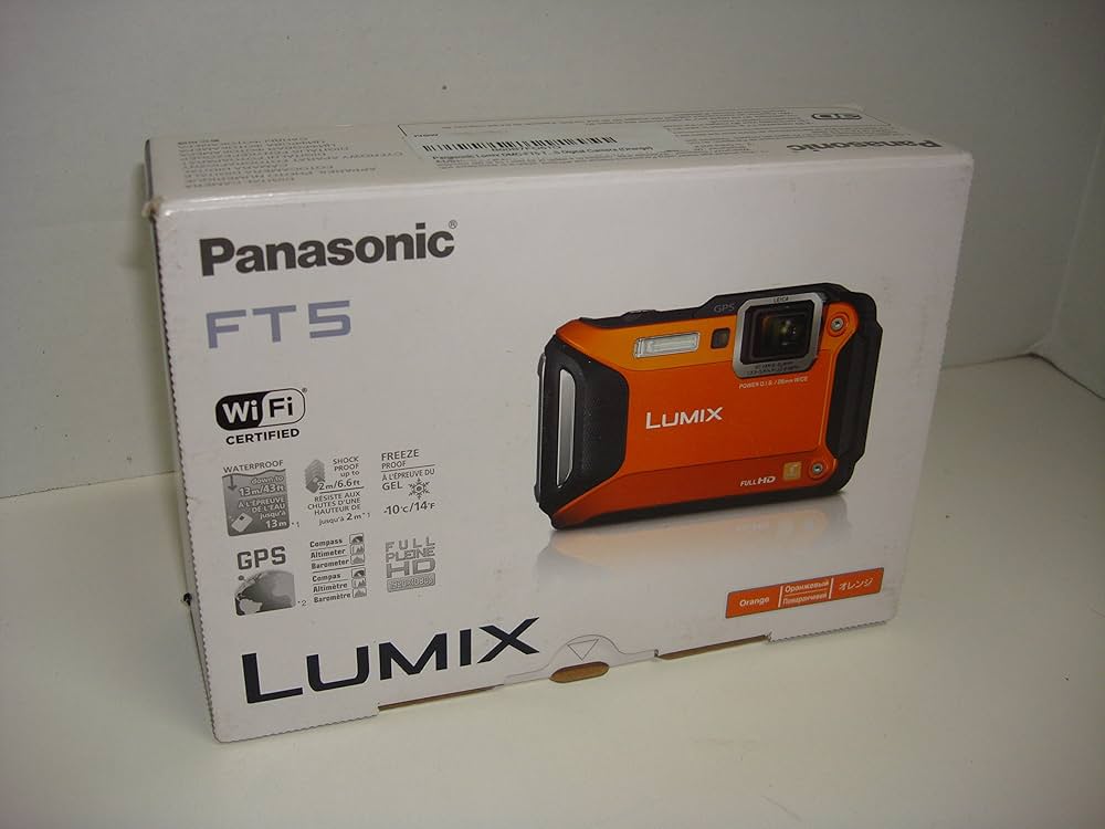 Amazon | パナソニック デジタルカメラ ルミックス FT5 防水 オレンジ