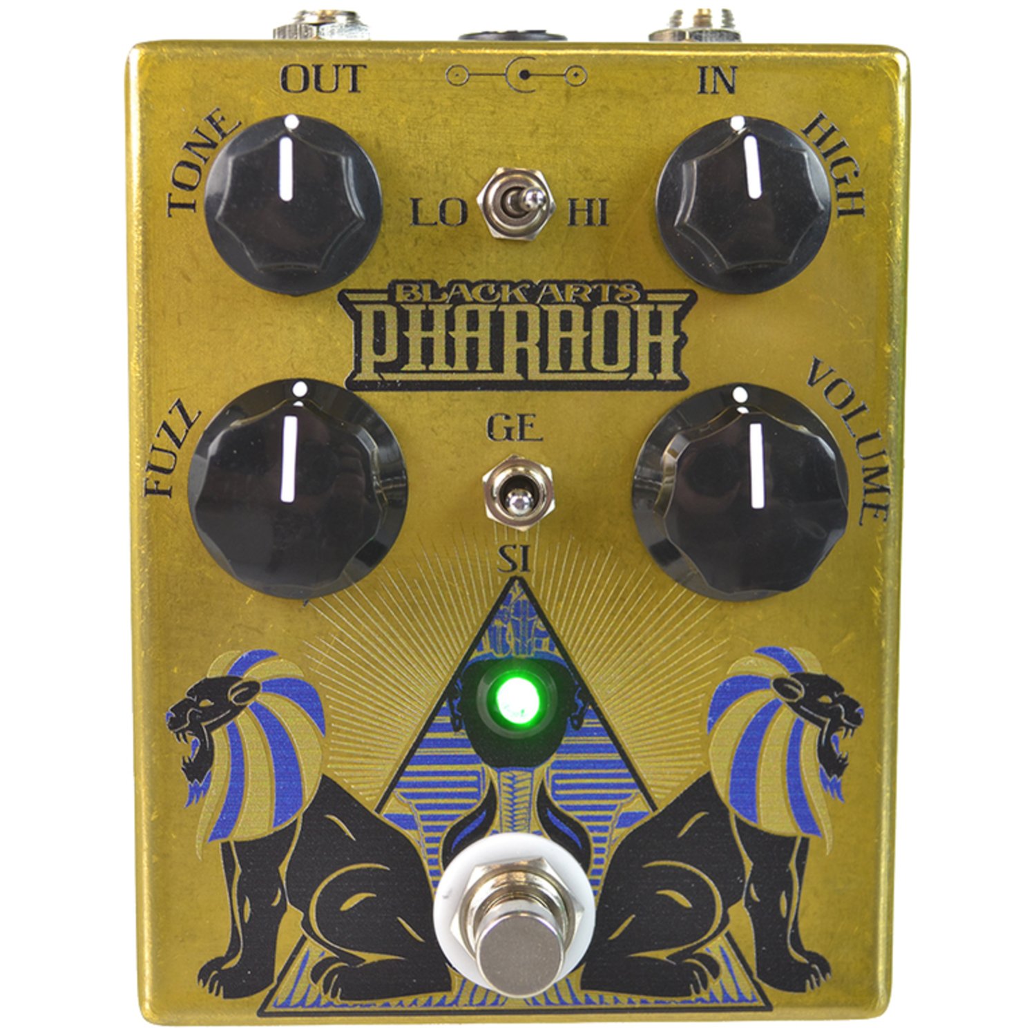 Amazon | Black Arts Toneworks Pharaoh Fuzz Pedal (Gold) w/ 3
