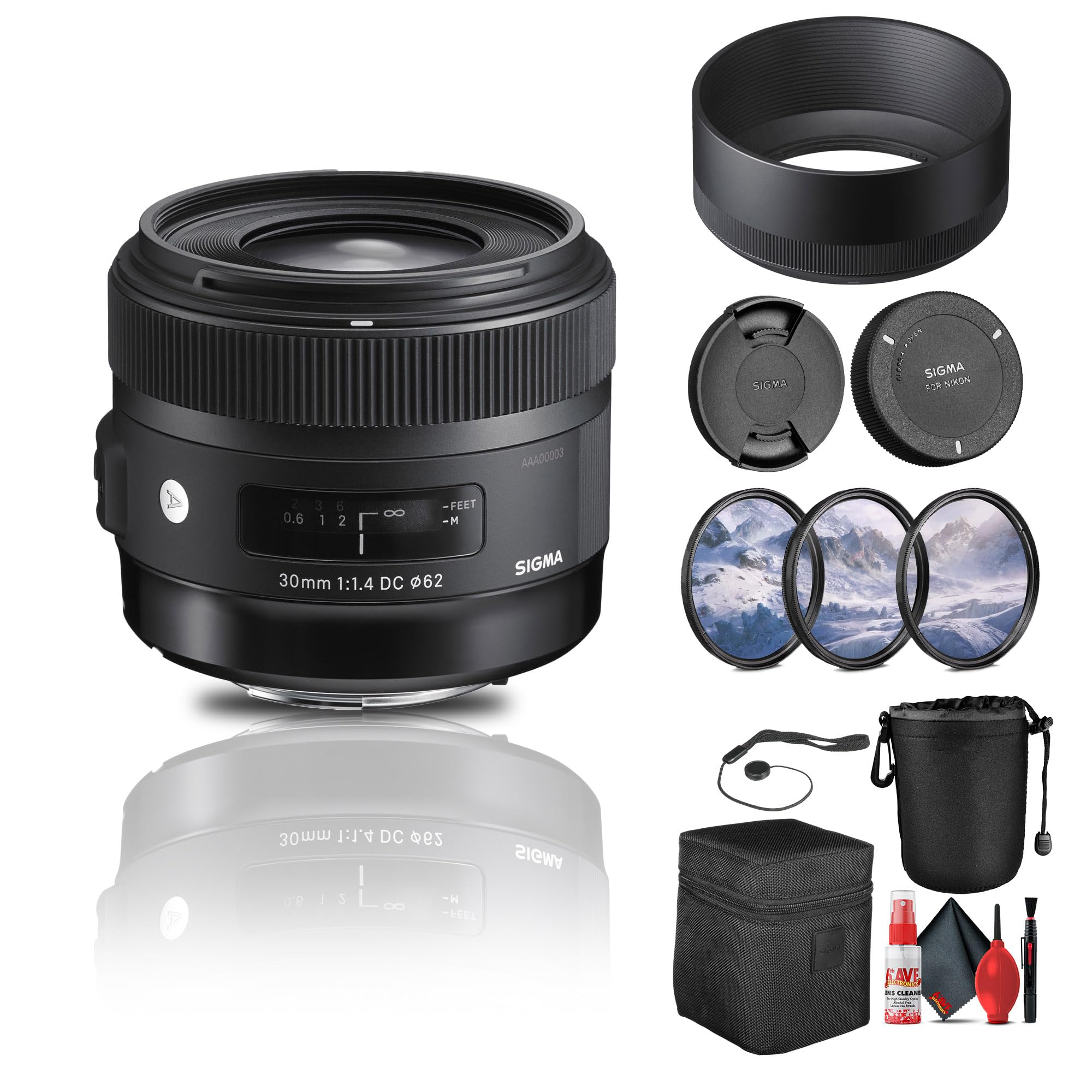 Amazon.com : Sigma 30mm f/1.4 DC HSM Art Lens for Nikon F (301-306
