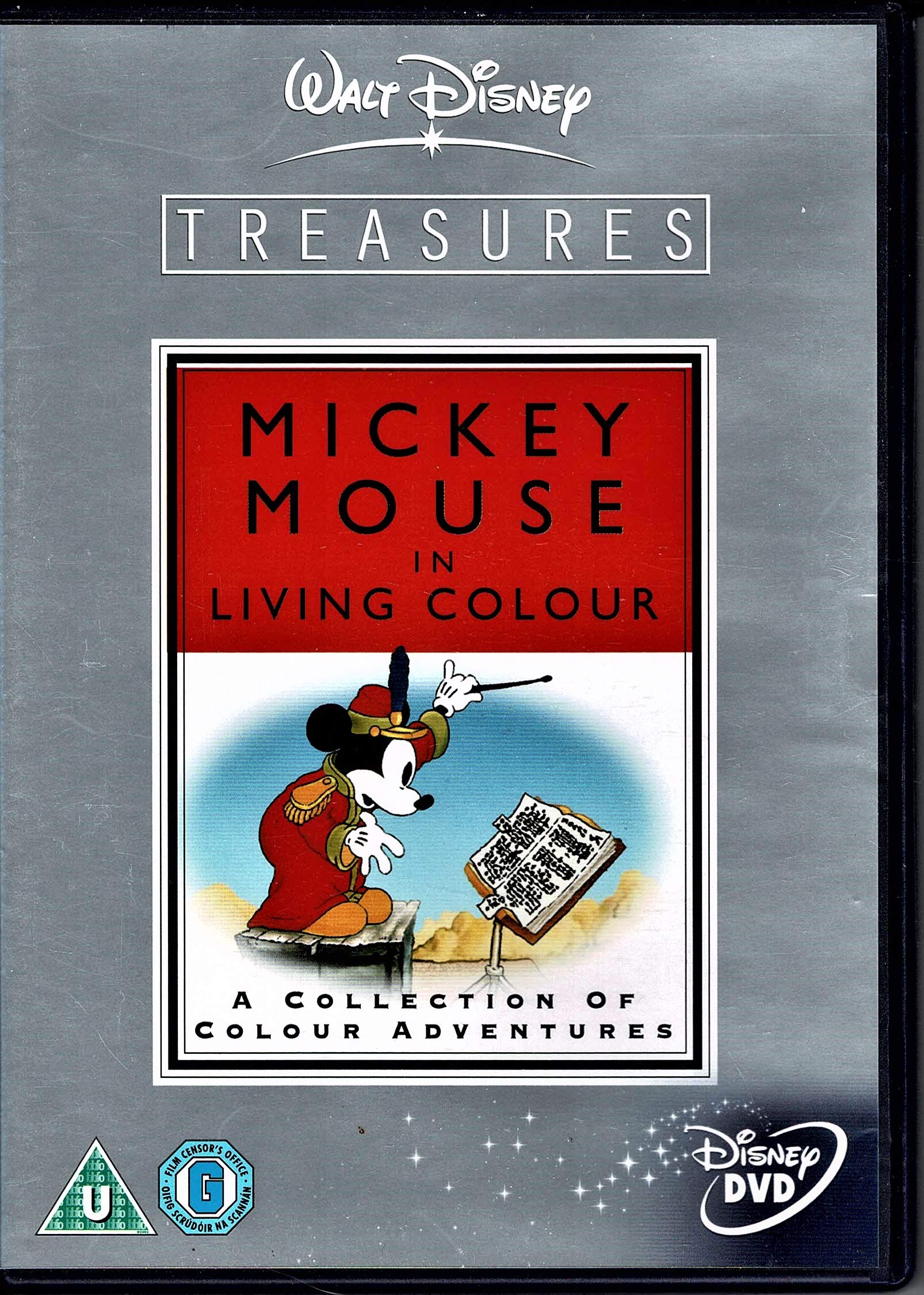 Walt Disney Treasures - Mickey In Living Colour [DVD] | Amazon.com.br