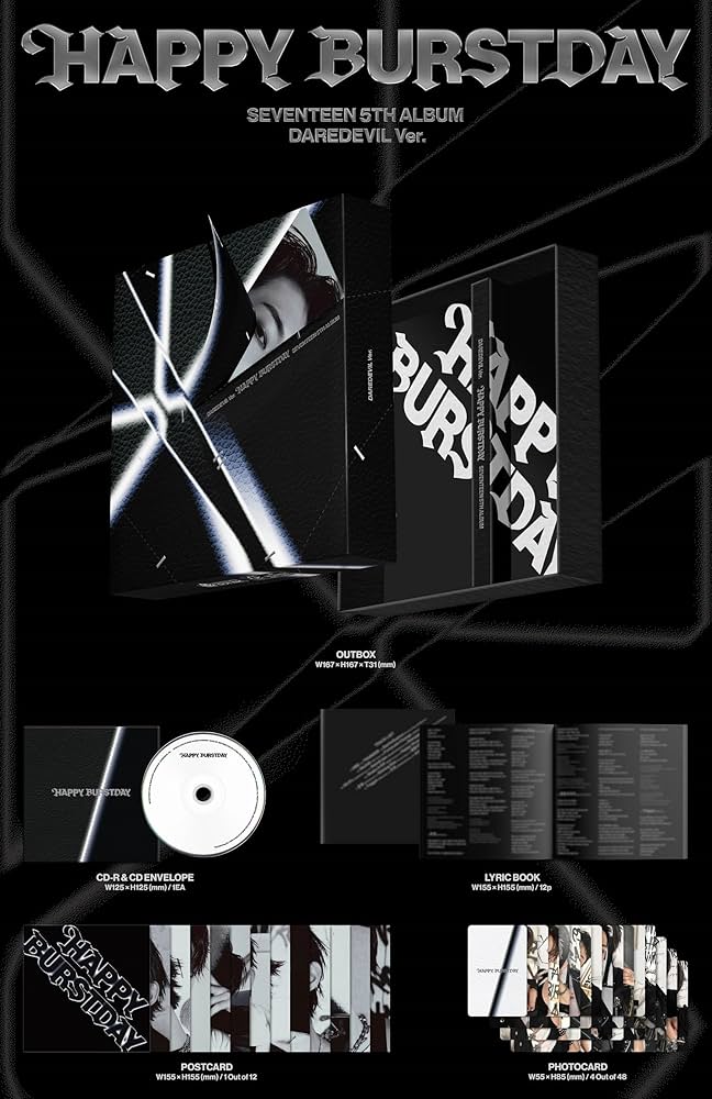 Amazon.co.jp: セブンティーン Happy Burstday [Daredevil Ver.] 5th