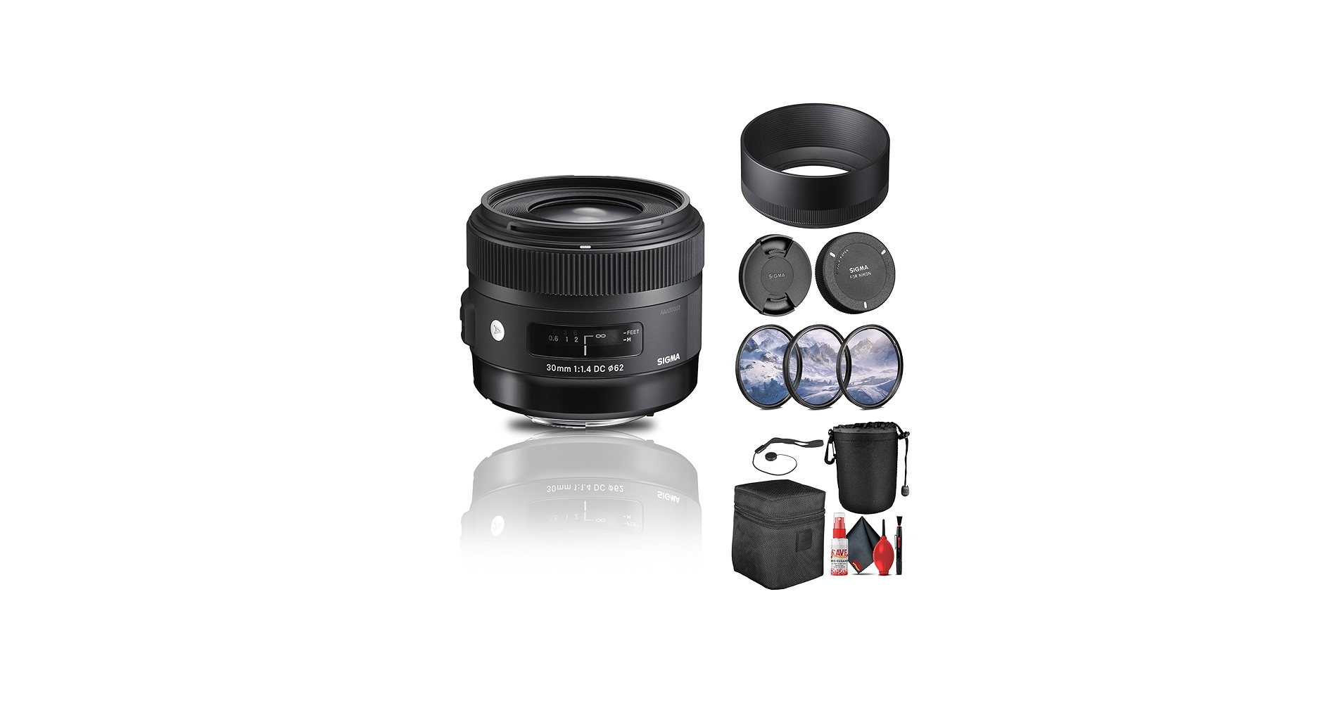 Amazon.com : Sigma 30mm f/1.4 DC HSM Art Lens for Nikon F (301-306